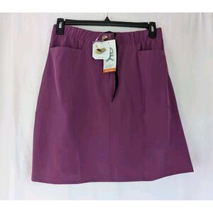 Little Donkey Andy Skort Shorts Skirt Womens Sz L  Purple Athletic UPF 50+ NWT